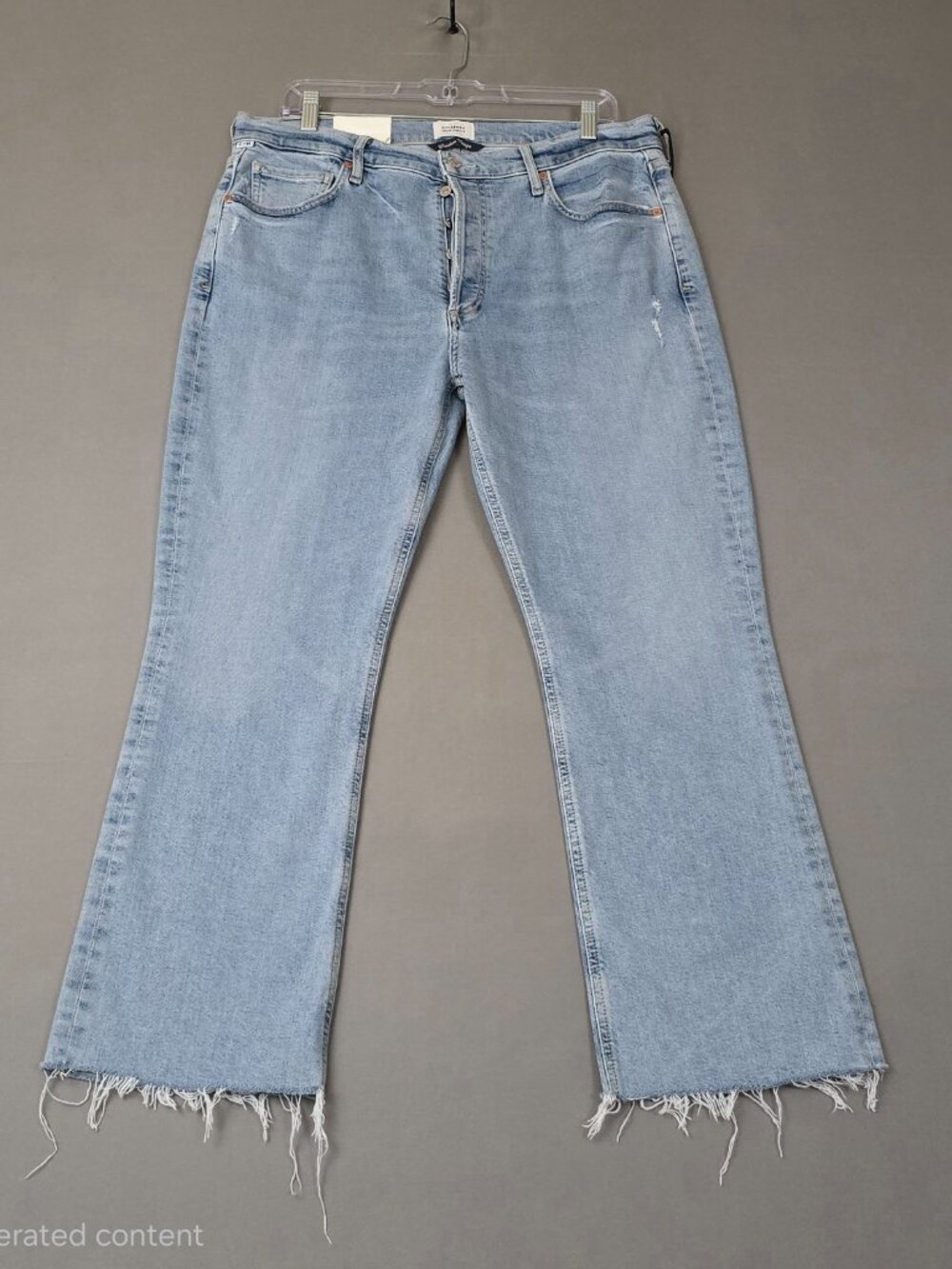 Citizens of Humanity Isola Jeans Womens 32 Light Wash Cropped Straight NWT